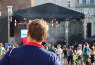 "Koncert na Rynku Głównym w Krakowie"