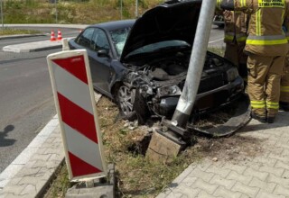 "wypadek w Zielonkach"