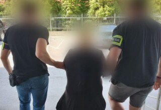 "Zatrzymana kobieta"