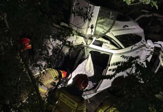 "Wypadek auto wpadło do rzeki"
