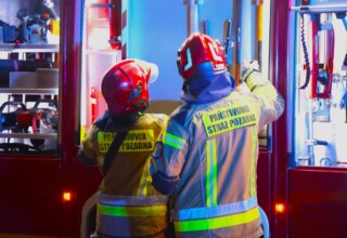 "Pożar na Rynku w Krakowie"