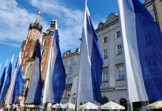 "Flaga w Krakowie"