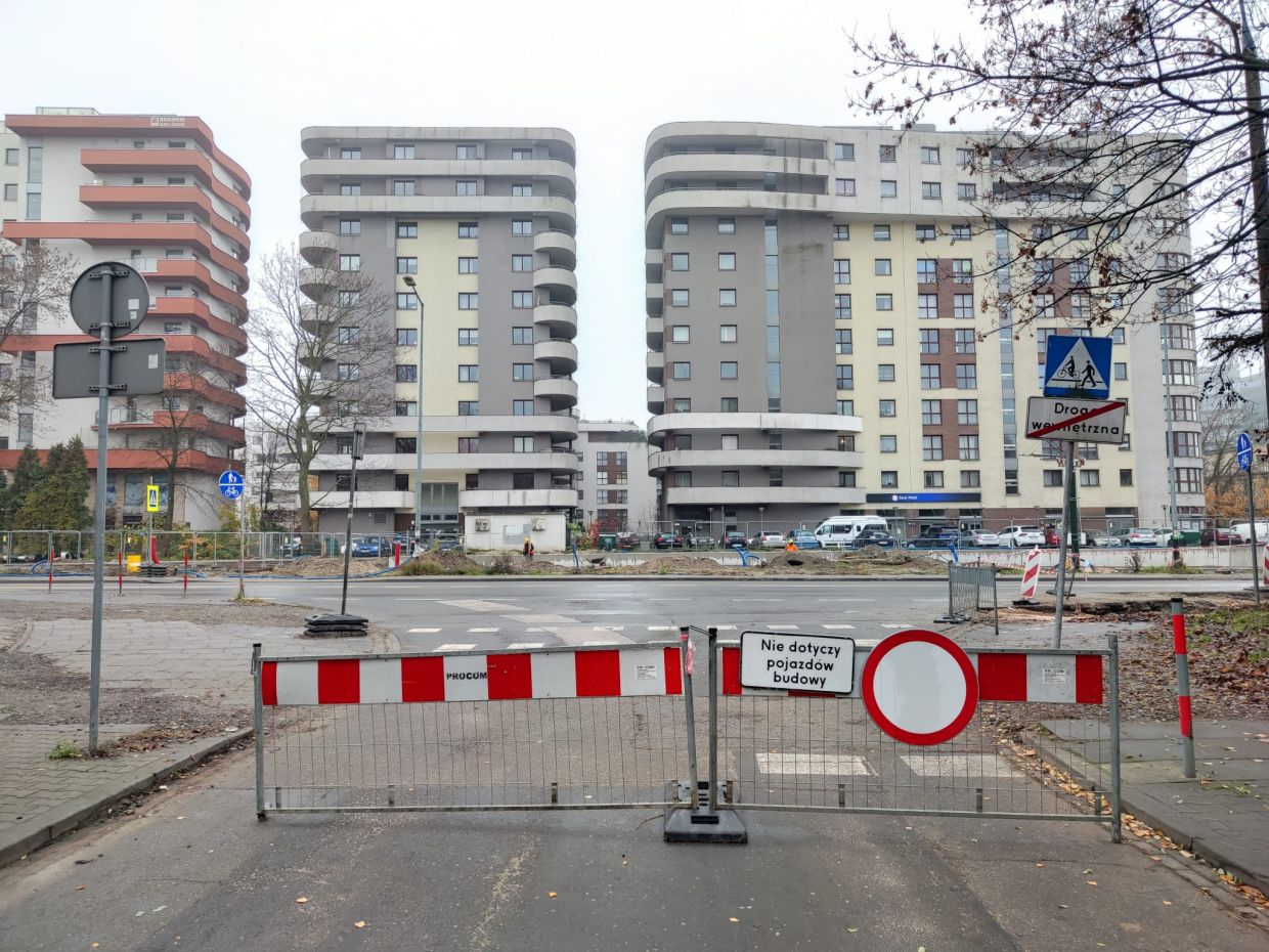 Dobrego Pasterza zamknięta. Wykonawca linii tramwajowej publikuje komunikat dla mieszkańców