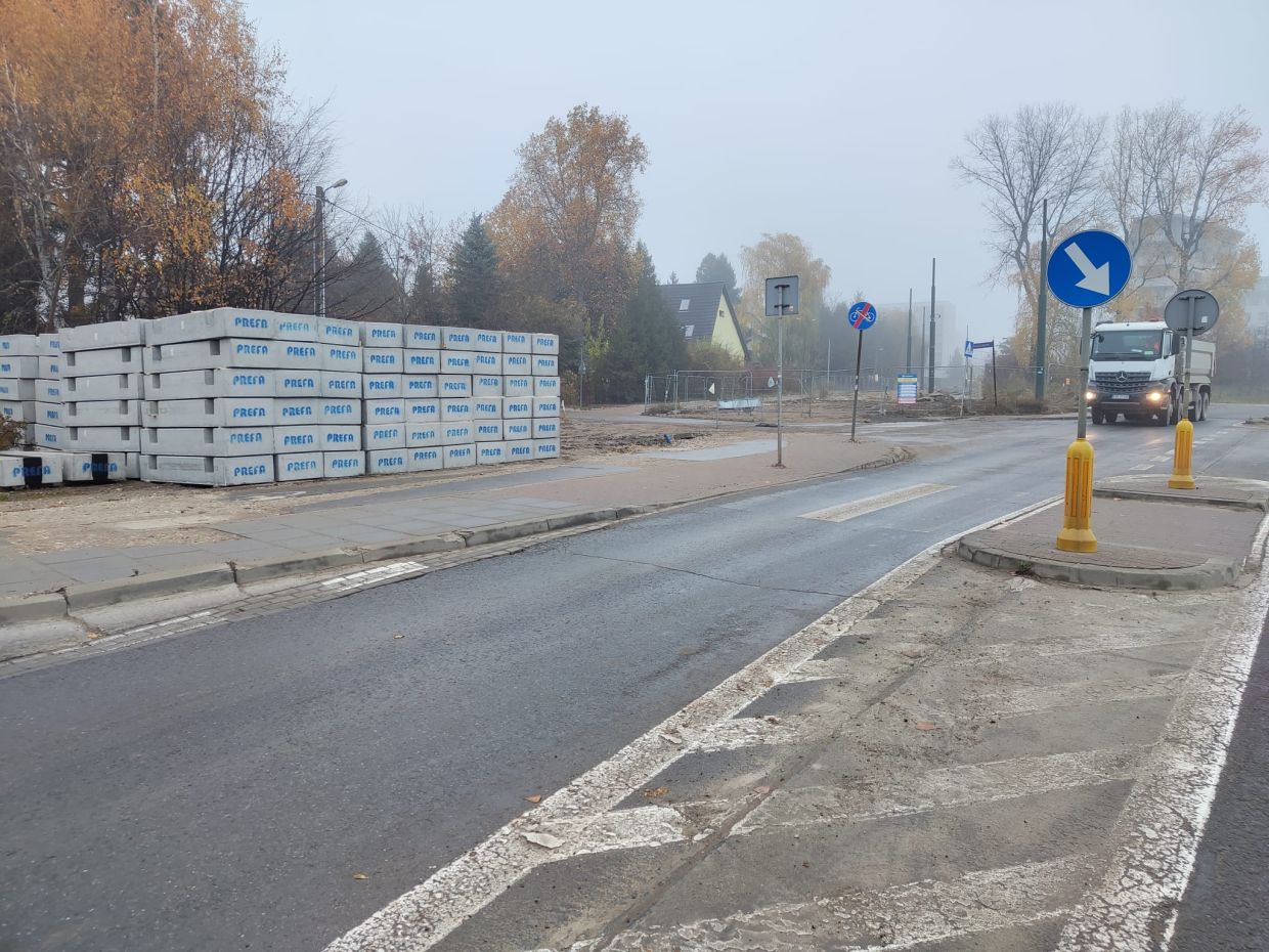 Ulica Dobrego Pasterza zamknięta [ZDJĘCIA]