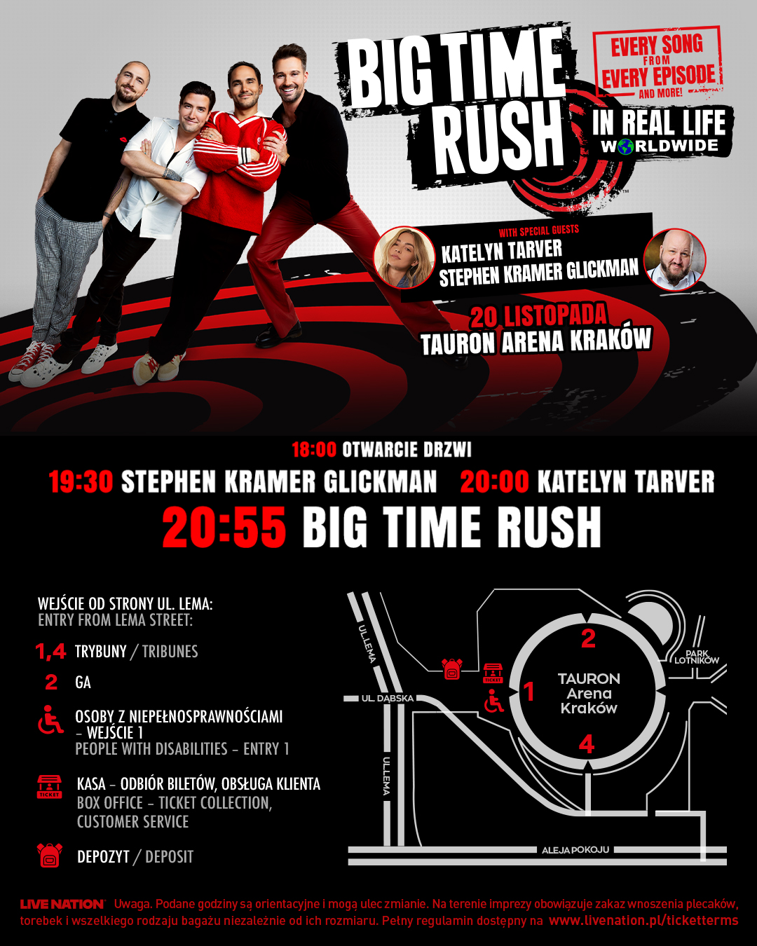 Big Time Rush już dziś w TAURON Arenie Kraków