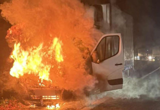 "pożar dostawczaka na zakopiance"