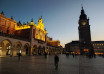 "Rynek Główny w Krakowie o zmroku"