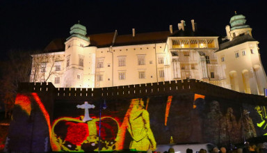 "Pokaz multimedialny na Wawelu"