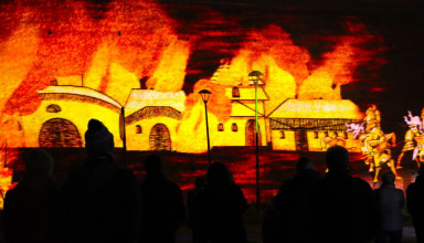 "Pokaz multimedialny na Wawelu"