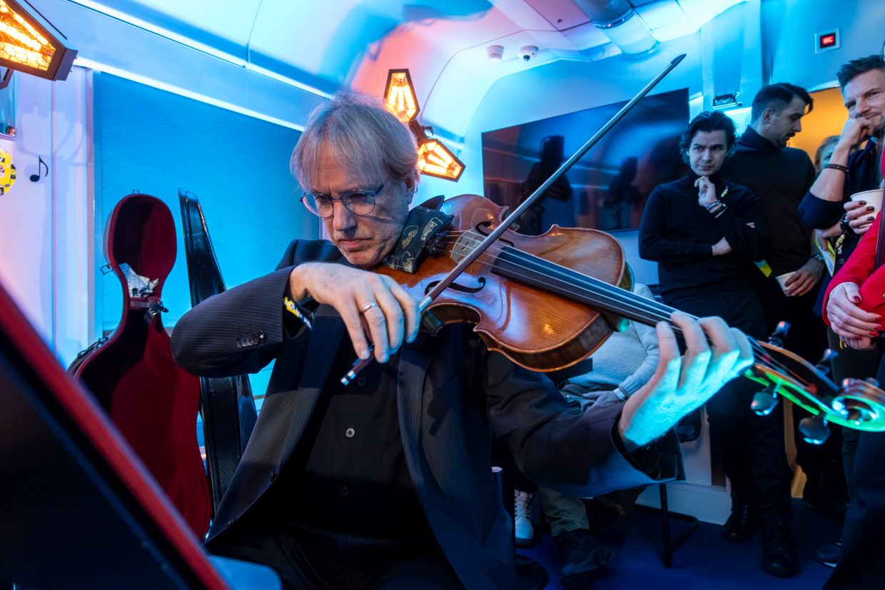 Najbardziej muzyczny pociąg w Polsce zachwycił podróżnych