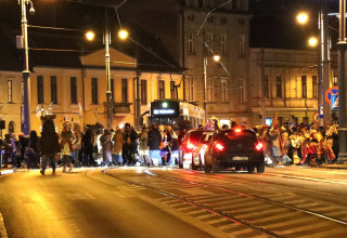 "Kolędnicy na ulicach Krakowa zatrzymali ruch tramwajowy"