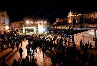 "Bieg nocny w Krakowie"