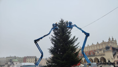 "Zaświecenie choinki Kraków 2025"