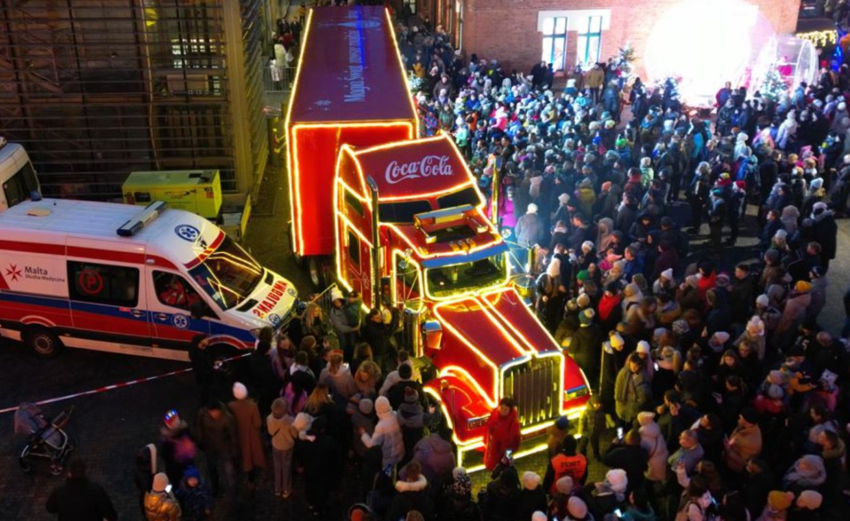 Ciężarówka Coca-Cola w trasie. Czy w tym roku odwiedzi Kraków?