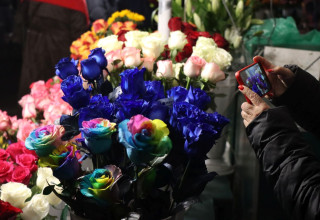 "Kwiaciarnia na Rynku Głównym w Krakowie"