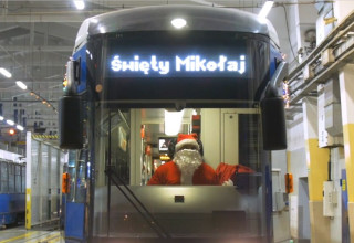 "Mikołaj w tramwaju MPK"
