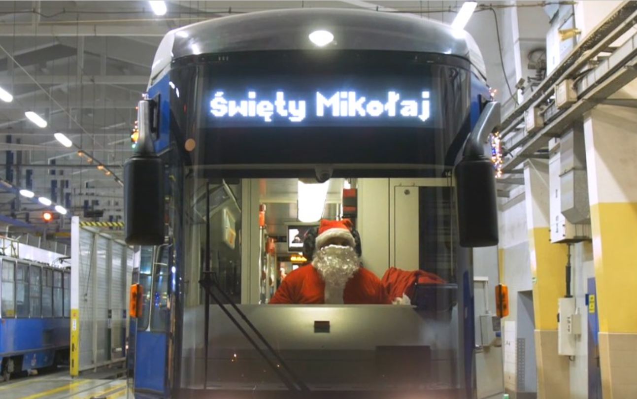 Mikołaj będzie podróżował tramwajem MPK