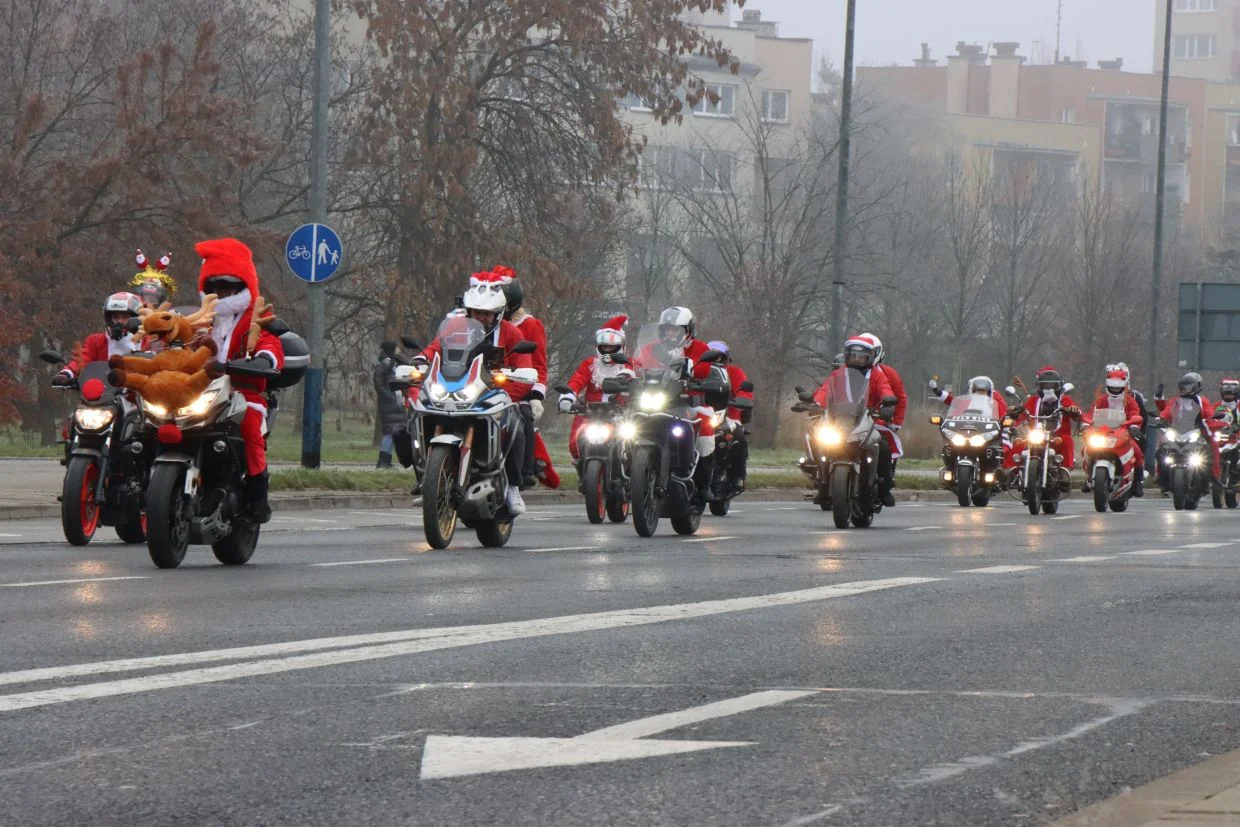 Parada MotoMikołajów w Krakowie 2025 – trasa przejazdu