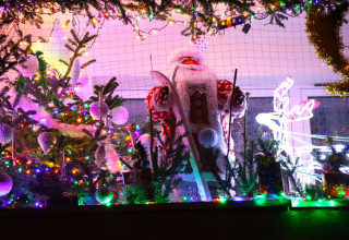 "Świąteczny balkon na Teligi Prokocim Nowy Kraków"