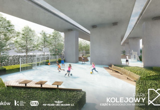 "Park Kolejowy w Krakowie - wizualizacje"