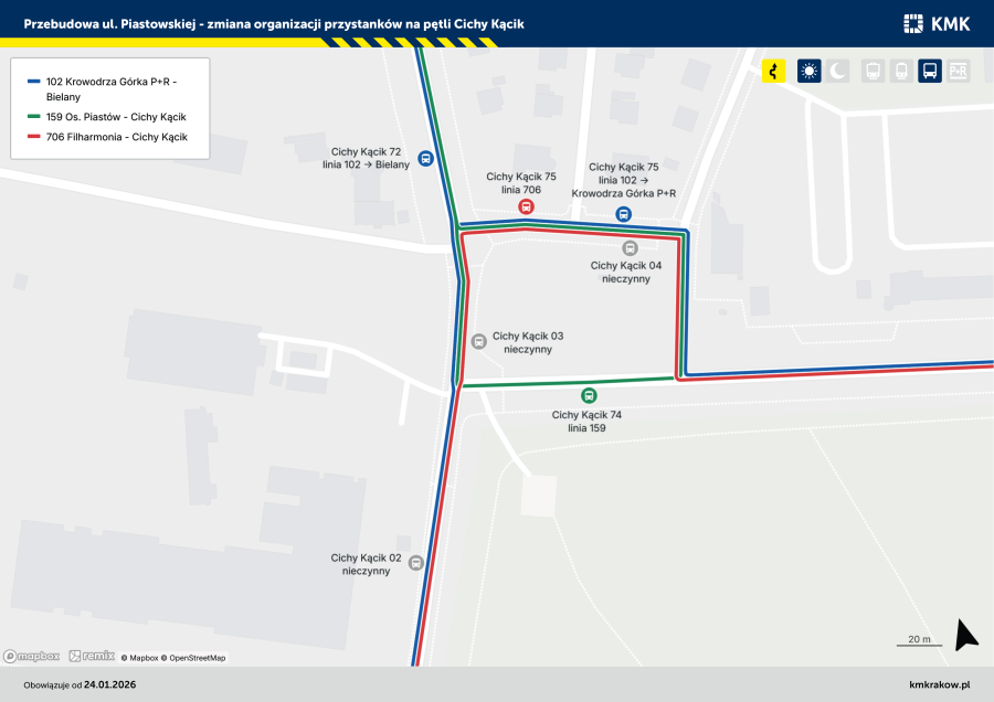 "Zmiany przysyanków"