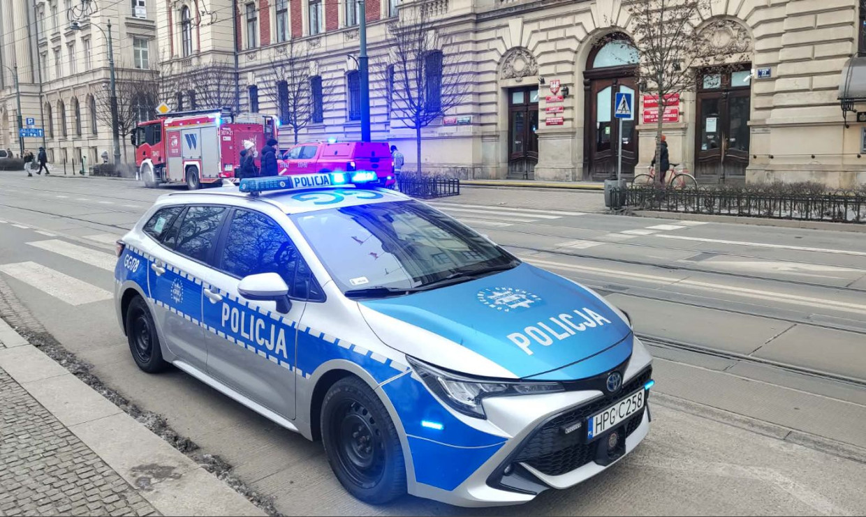 Interwencja służb w Małopolskim Urzędzie Wojewódzkim