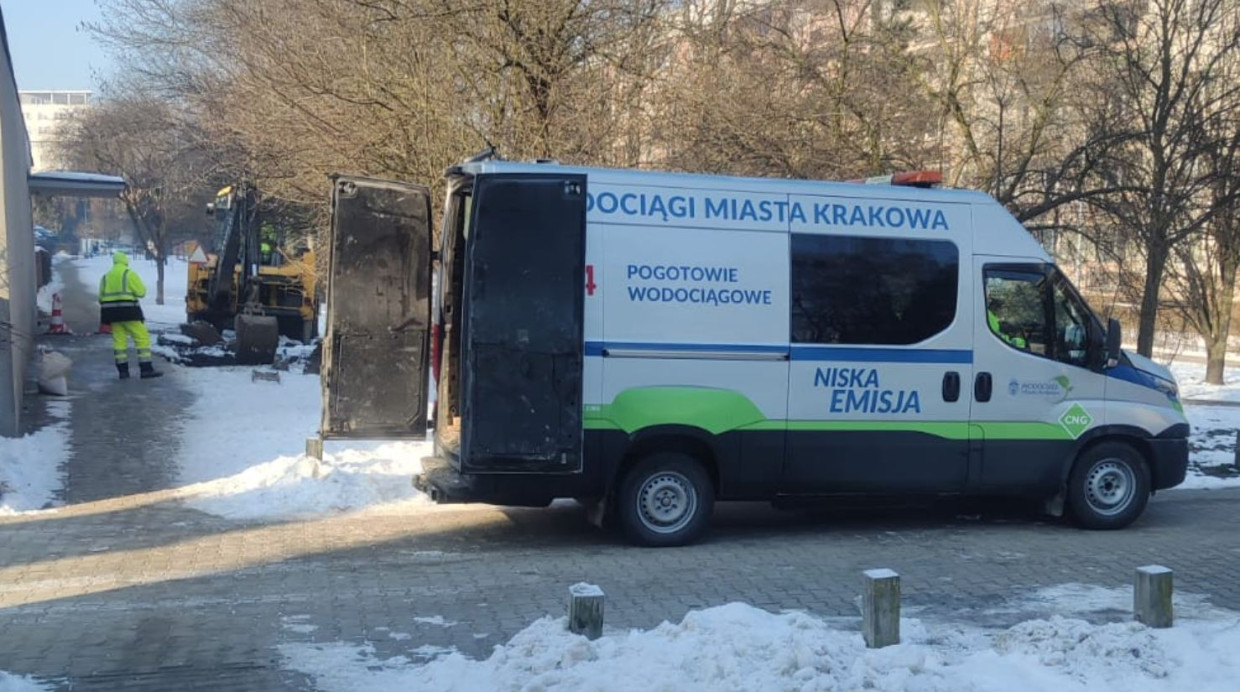 Wodociągi krakowskie mają ręce pełne pracy. Awaria za awarią