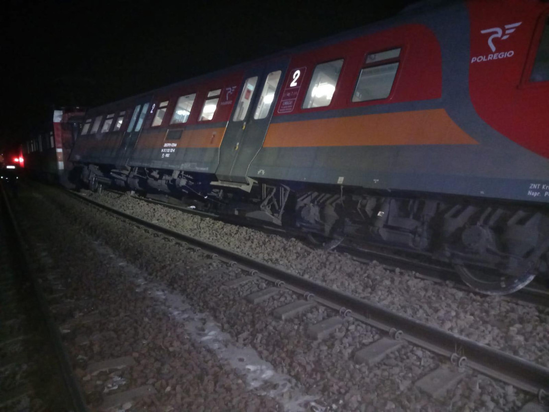 Wykoleił się pociąg relacji Kielce – Kraków