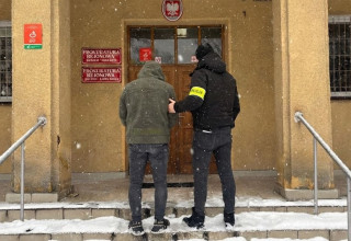 "Zatrzymany mężczyzna"