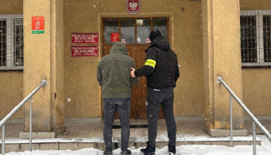 "Zatrzymany mężczyzna"