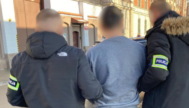 "Zatrzymany mężczyzna"