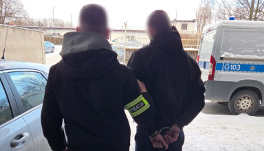 "Zatrzymany mężczyzna"