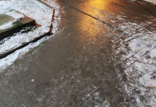 "Gołoledź w Krakowie"