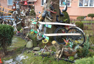 "Podwórko ogród w Krakowie ul. Celarowska"