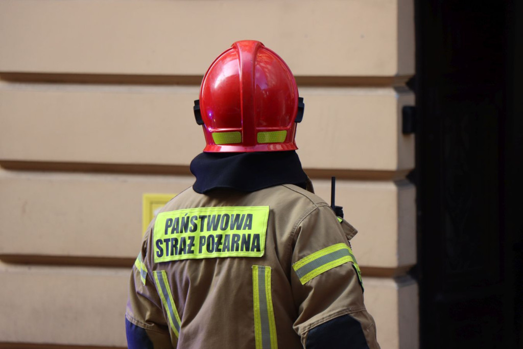 "Pożar na Brackiej w Krakowie"