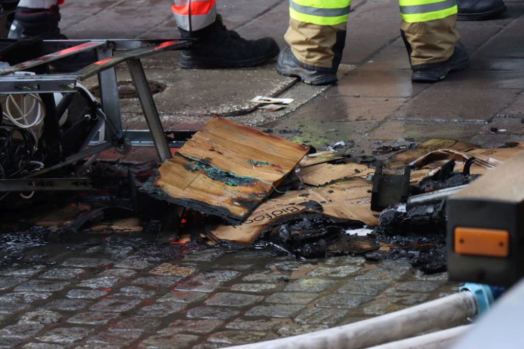 "Pożar na Brackiej w Krakowie"