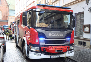 "Pożar na Brackiej w Krakowie"