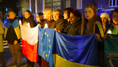 "Protest wojna na Ukrainie Kraków"