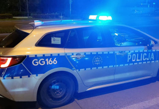 "Radiowóz policyjny"