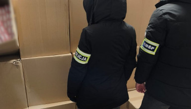 "Policja zabezpieczone papierosy"