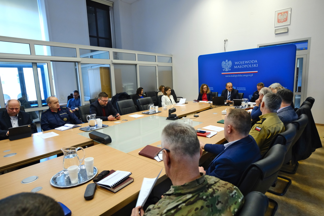 W poniedziałek zebrał się Wojewódzki Zespół Zarządzania Kryzysowego