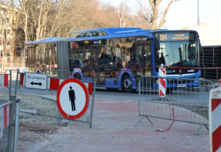 "Tramwaj do Mistrzejowic w Krakowie zdjęcia"