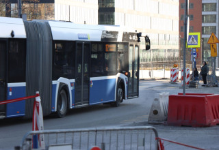 "Tramwaj do Mistrzejowic w Krakowie zdjęcia"