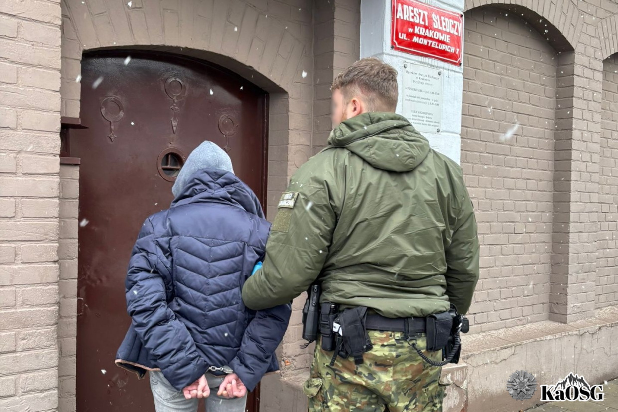 Podróż zakończyła w krakowskim areszcie
