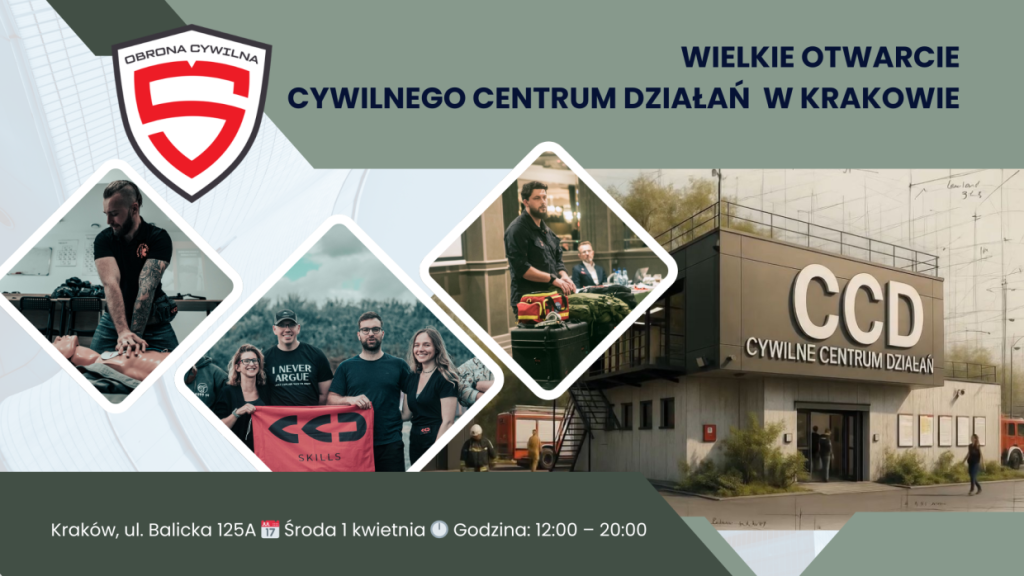 Bezpieczeństwo i szkolenia dla mieszkańców. Kraków otwiera Cywilne Centrum Działań