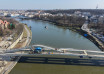 "Kraków. Kładka nad Wisłą Kazimierz – Ludwinów. zdjęcia"