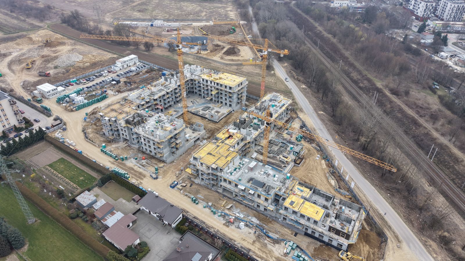 Osiedle Meiera rośnie na północy Krakowa. Powstanie ponad 650 mieszkań [ZDJĘCIA, WIZUALIZACJE]