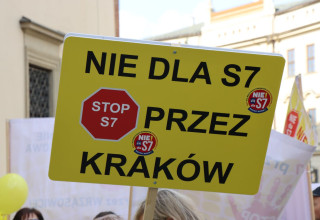 "Protest Marsz przeciw trasy S7"