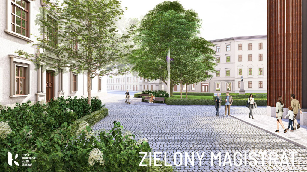 "Zieleń przed Magistratem"