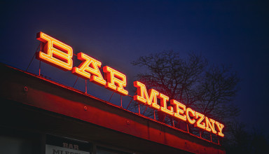 "Bar Mleczny neon"